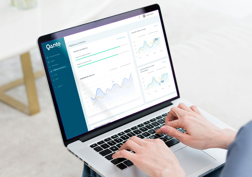 Información de tu negocio en tiempo real e informes detallados con Qanto