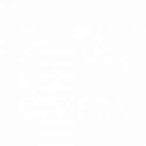 Logo camaleon Qaleon blanco